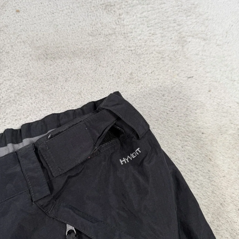 The North Face Pants Mens Large Short Black HyVent Rain Snow Waterproof Hiking